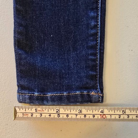 American Eagle Jegging Women's 4 Short Blue Dark Wash Next Level Stretch Hi-Rise - Picture 16 of 16